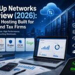 OneUp Networks Review 2026 cloud hosting for CPA and tax firms featuring QuickBooks, Thomson Reuters, Drake Tax, CCH, Sage, enterprise security, and managed cloud infrastructure