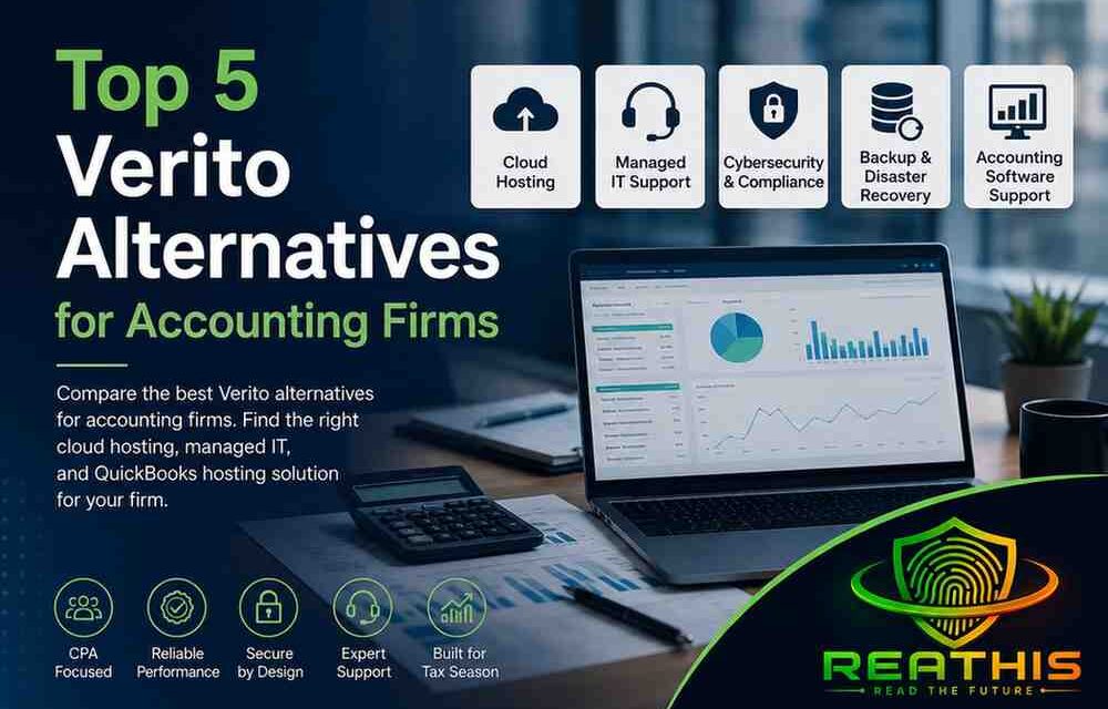 Top 5 Verito Alternatives for Accounting Firms in 2026 – Compare leading cloud hosting, managed IT, cybersecurity, and QuickBooks hosting providers for CPA firms.