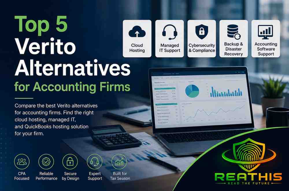 Top 5 Verito Alternatives for Accounting Firms in 2026 – Compare leading cloud hosting, managed IT, cybersecurity, and QuickBooks hosting providers for CPA firms.