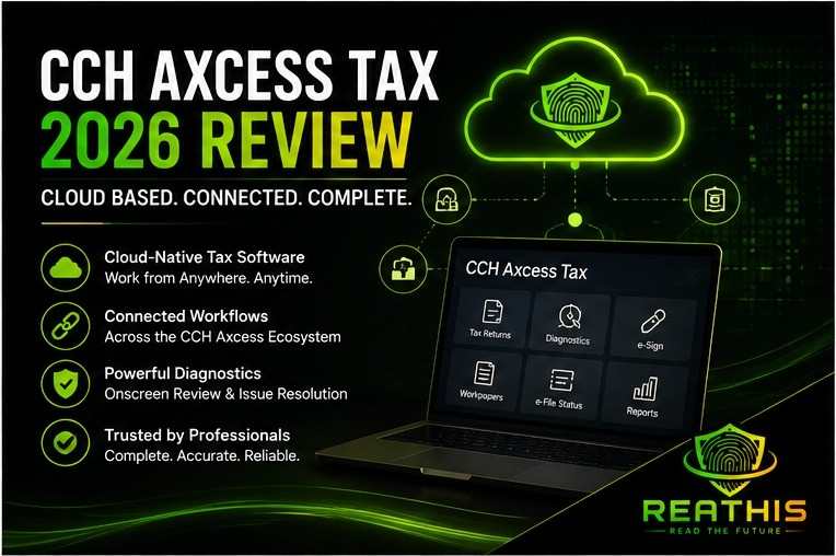 CCH Axcess Tax Review 2026 featured image showing cloud tax software for CPA firms
