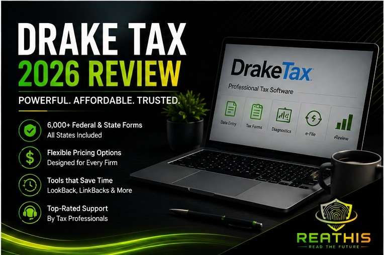 Drake Tax Review 2026 featured image showing professional tax software for CPA and tax firms