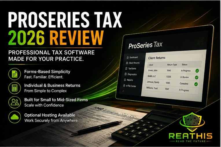ProSeries Tax Review 2026 featured image showing professional tax software for small and midsize CPA firms