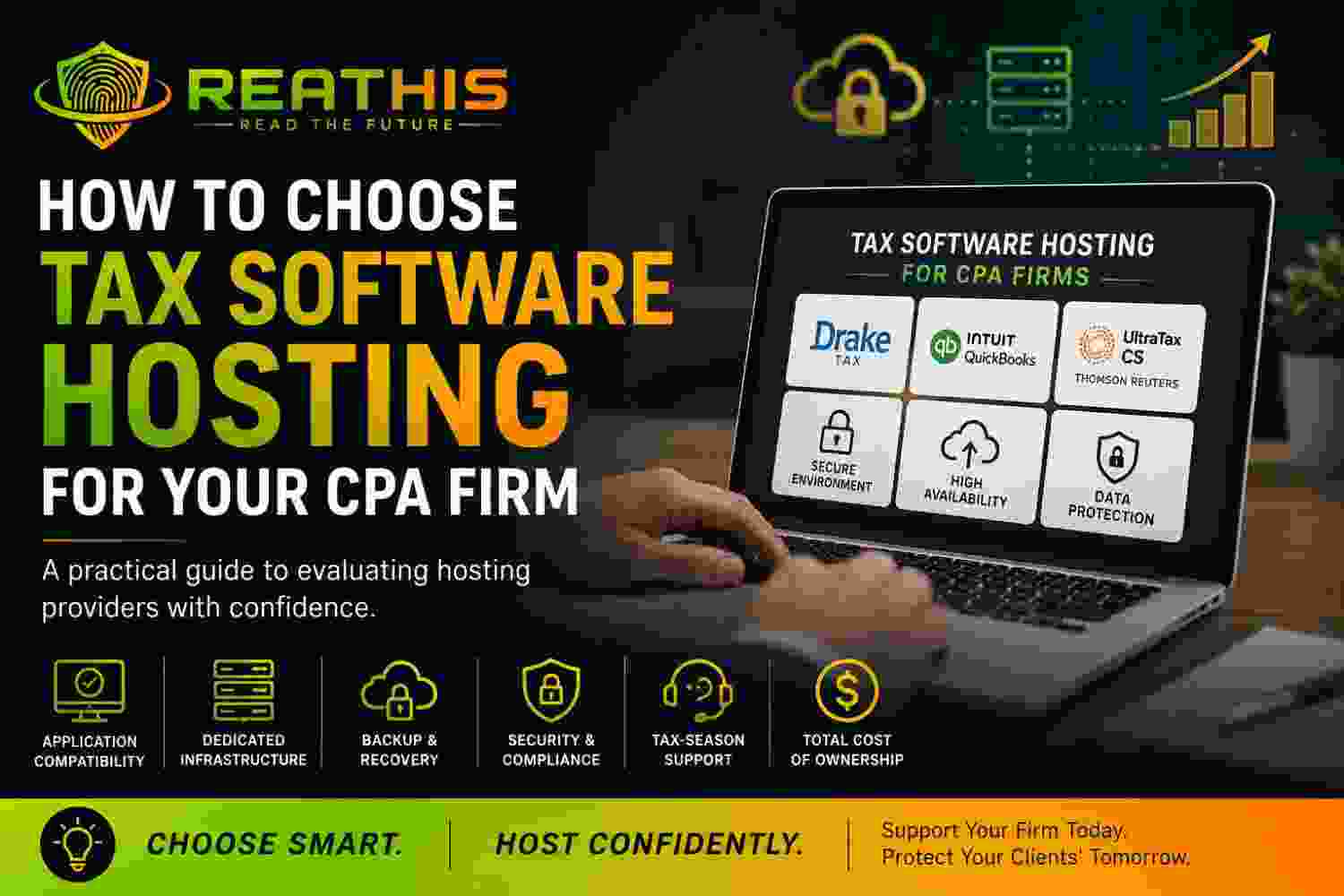ReaThis infographic showing how to choose tax software hosting for a CPA firm