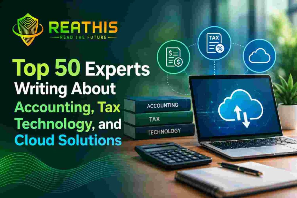 ReaThis featured image highlighting 50 experts in accounting, tax technology, and cloud computing